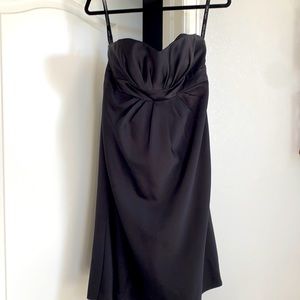 Classic strapless little black dress